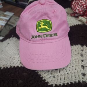 John Deere Pink Kids Cap